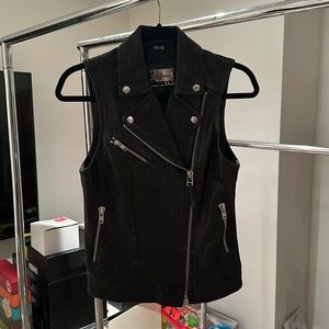 Mackage for Aritzia leather vest